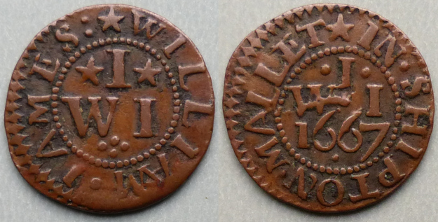 Shepton Mallet, William James 1667 farthing N----